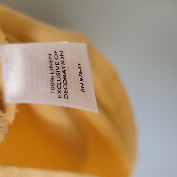 J.Jill embroidered boho sequin linen short sleeve top large - Picture 5 of 7